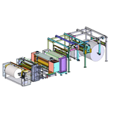 Non-wovens punching machine/embossing machine